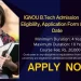 IGNOU B.Tech Admission