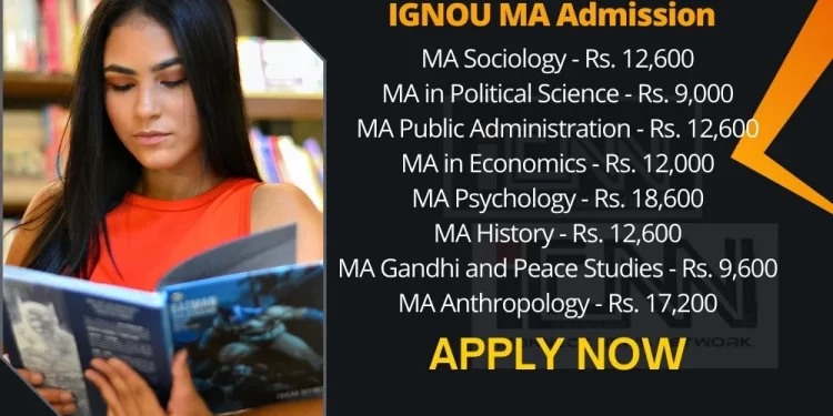 IGNOU MA Admission 2025