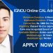 IGNOU Online CAL Admission 2025