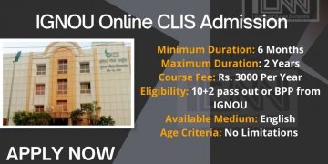 IGNOU Online CLIS Admission