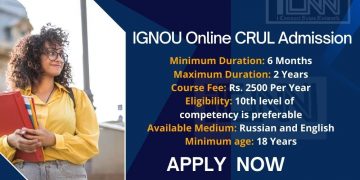 IGNOU Certificate in Russian Language Admission 2025