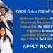 IGNOU Online PGCAP Admission