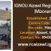 IGNOU Aizawl Regional Centre (Mizoram)