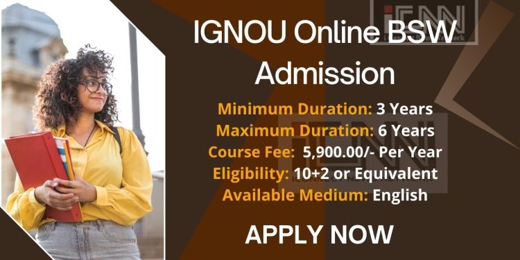 IGNOU Online BSW Admission