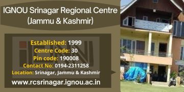 IGNOU Srinagar Regional Centre (Jammu & Kashmir)