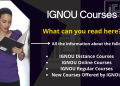 IGNOU Courses