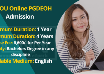 IGNOU Online PGDEOH Admission 2022