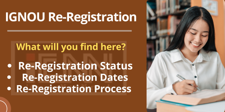 IGNOU Re-Registration 2022