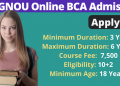 IGNOU Online BCA Admission