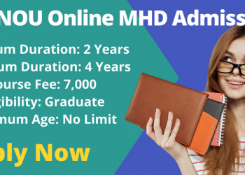 IGNOU Online MHD Admission