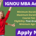 IGNOU MBA Admission 2025