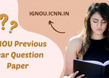 IGNOU Previous Year Question Paper