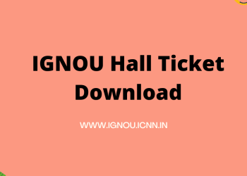 IGNOU Hall Ticket