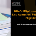 IGNOU Diploma Courses