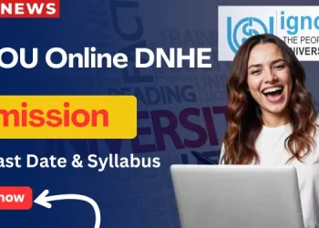 IGNOU Online DNHE Admission