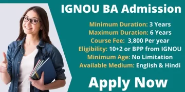 IGNOU BA Admission 2025