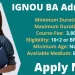 IGNOU BA Admission 2025