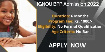 IGNOU BPP Admission