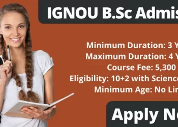 IGNOU BSc Admission
