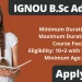 IGNOU BSc Admission
