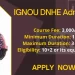 IGNOU DNHE Admission
