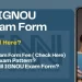 IGNOU Exam Form