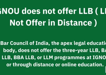 IGNOU Law Admission