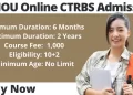 IGNOU Online CTRBS Admission