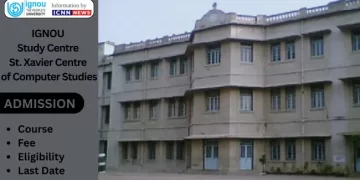 IGNOU Study Centre St. Xavier Centre of Computer Studies