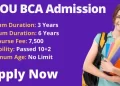 IGNOU BCA Admission 2025