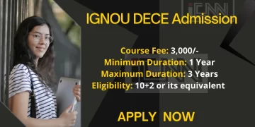 IGNOU DECE Admission 2025