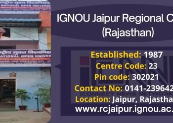 IGNOU Jaipur Regional Centre (Rajasthan)