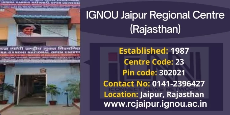 IGNOU Jaipur Regional Centre (Rajasthan)