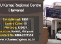 IGNOU Karnal Regional Centre Haryana