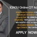 IGNOU Online CIT Admission