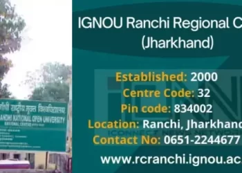 IGNOU Ranchi Regional Centre (Jharkhand)