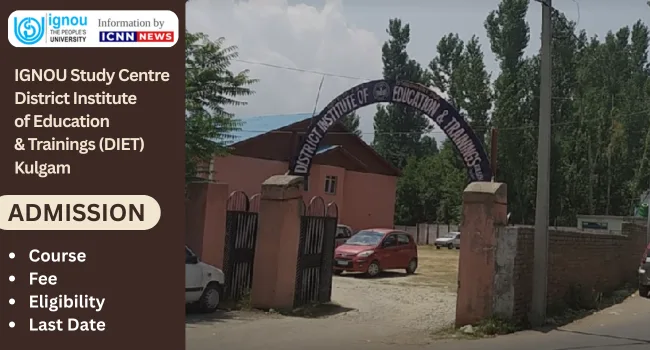 IGNOU Study Centre District Institute of Education & Trainings