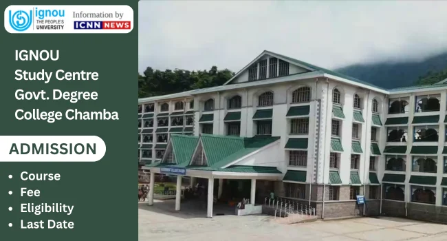 IGNOU Study Centre Govt. Degree College Chamba