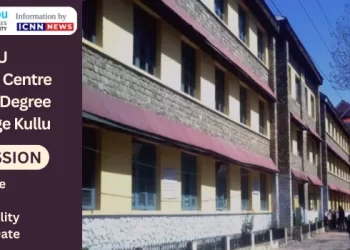 IGNOU Study Centre Govt. Degree College Kullu Admission