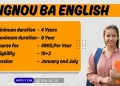 ignou ba english admission