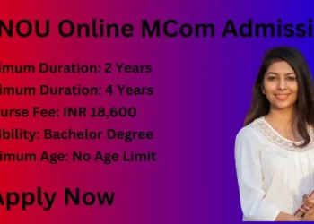 ignou online mcom admission