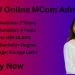 ignou online mcom admission