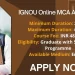 IGNOU Online MCA Admission